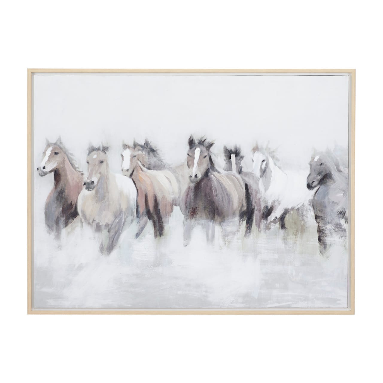 Gray Polystone Modern Farmhouse Framed Wall Art, 30" x 40"